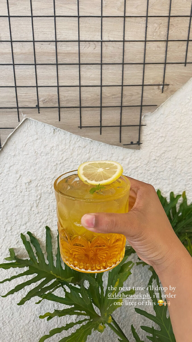 Dean's Lister drink at DoTheWork